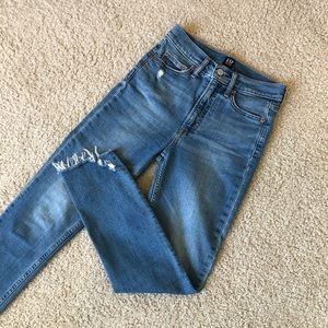 Gap cigarette high rise jeans